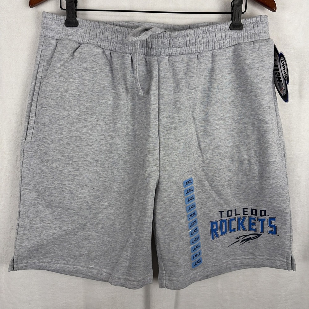 Toledo Rockets Gray Sweat Shorts Concepts Sports Mens Size Large NWT